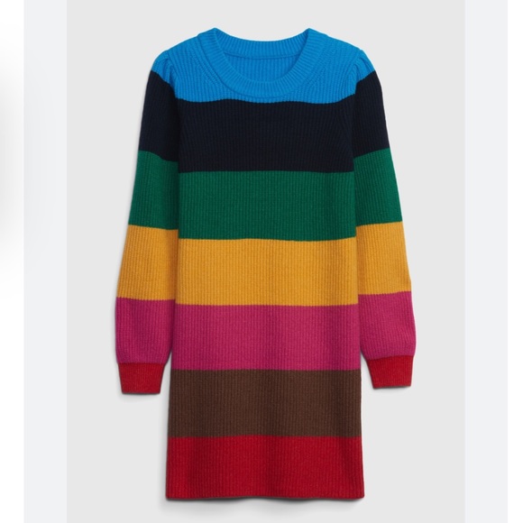 GAP Other - NWT Gap Kids Rainbow Sweater dress